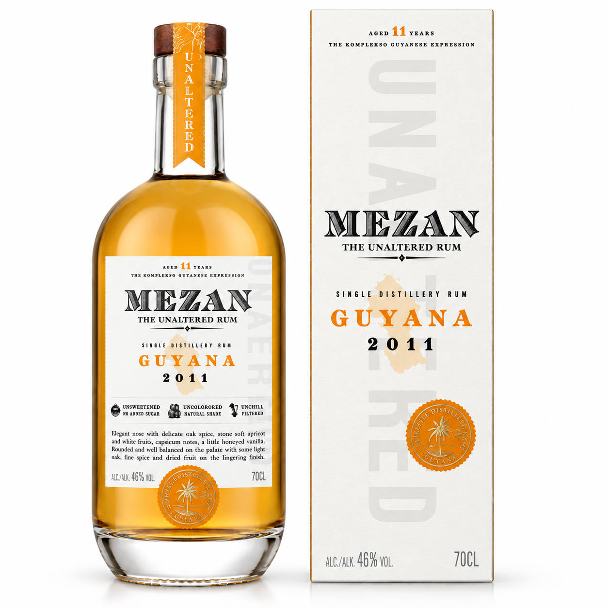 MEZAN RUM GUYANA 2011 46% 70CL